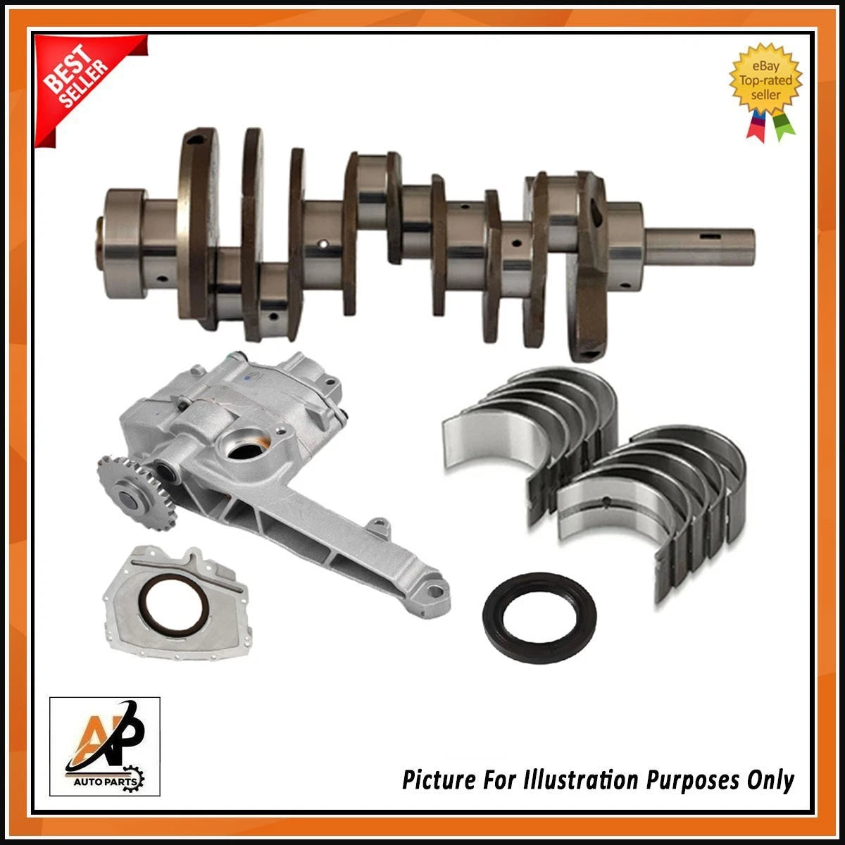 Crankshaft with Engine Rebuild Kit for Mercedes OM642 3.0 Diesel (2000–2009)