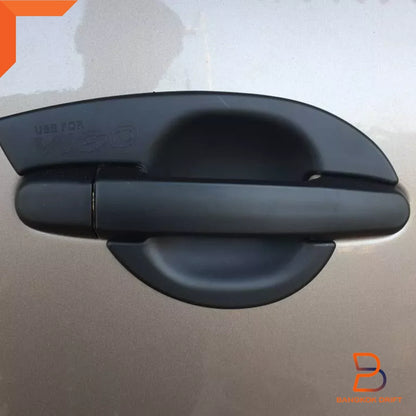 Matte Black 4 Door Handle Cover Trim for Toyota Hilux Vigo Fortuner Yaris (05-15)