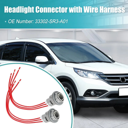 Turn Signal Light Socket Connector for Honda (33302-SR3-A01)