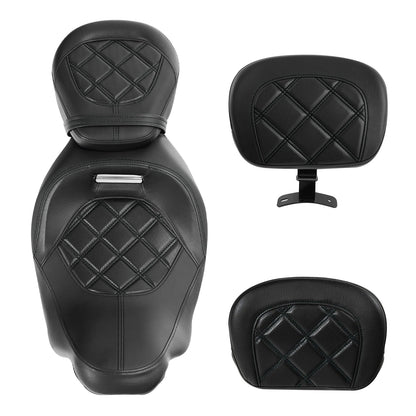 Driver & Passenger Seat Backrests for Harley Touring CVO Street Glide (09-23)