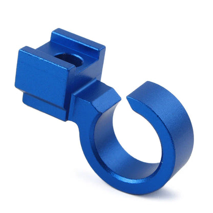 CNC Billet Front Brake Hose Line Clamp for Suzuki DRZ400SM (2005-2022) Blue