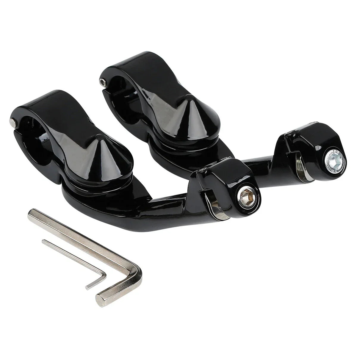 1 1/4" Angled Adjustable Highway Footpeg Mount for Harley