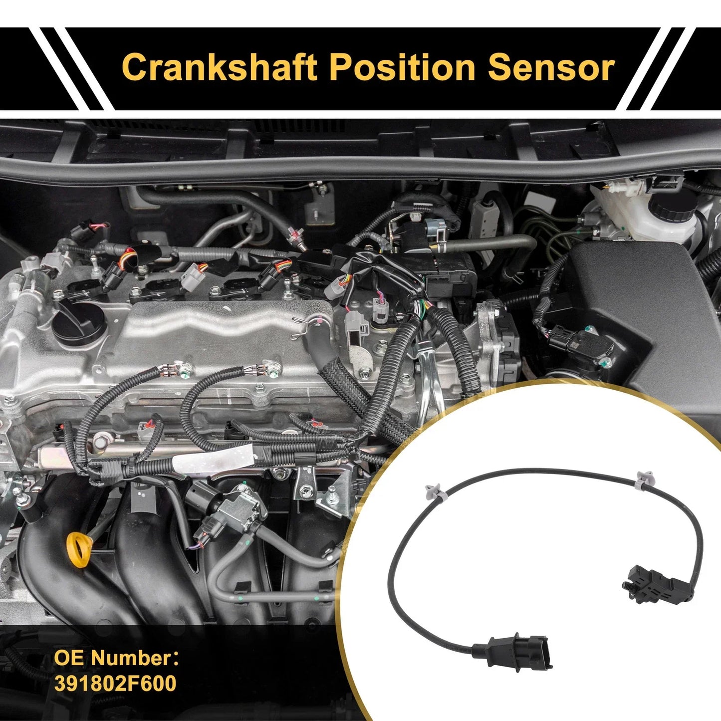 Crankshaft Position Sensor for Hyundai ix35 2.0 CRDi (2010-2012)