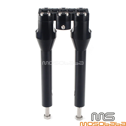 10" Upright Handlebar Riser for Harley Dyna Softail Sportster XL 883/1200 (2004-2023)
