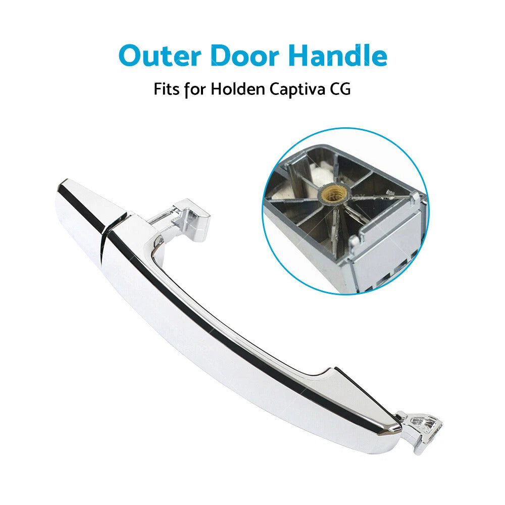 Chrome Front Left Outer Door Handle for Holden Captiva (2006-2018)