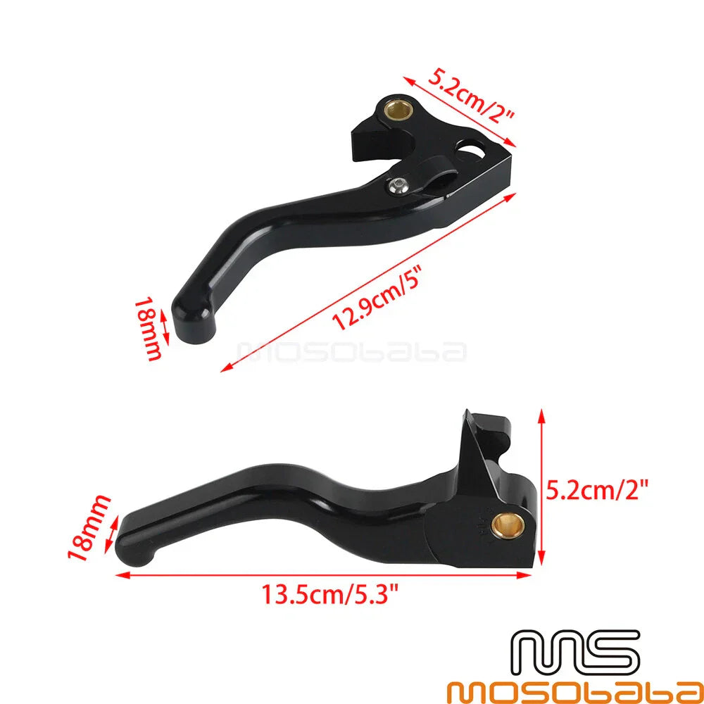 Finger Brake Clutch Handle Levers for Harley Sportster (2004-2013)