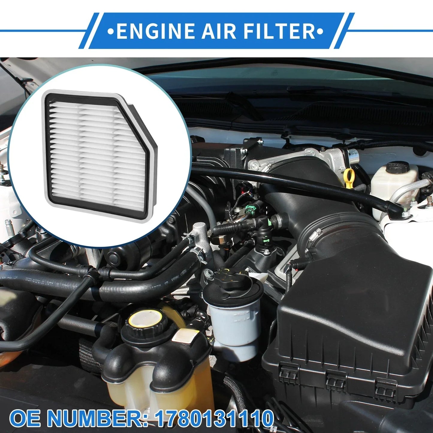 Car Engine Air Filter for Lexus IS250 A/T (2006-2013) - 1 x Quality Filter