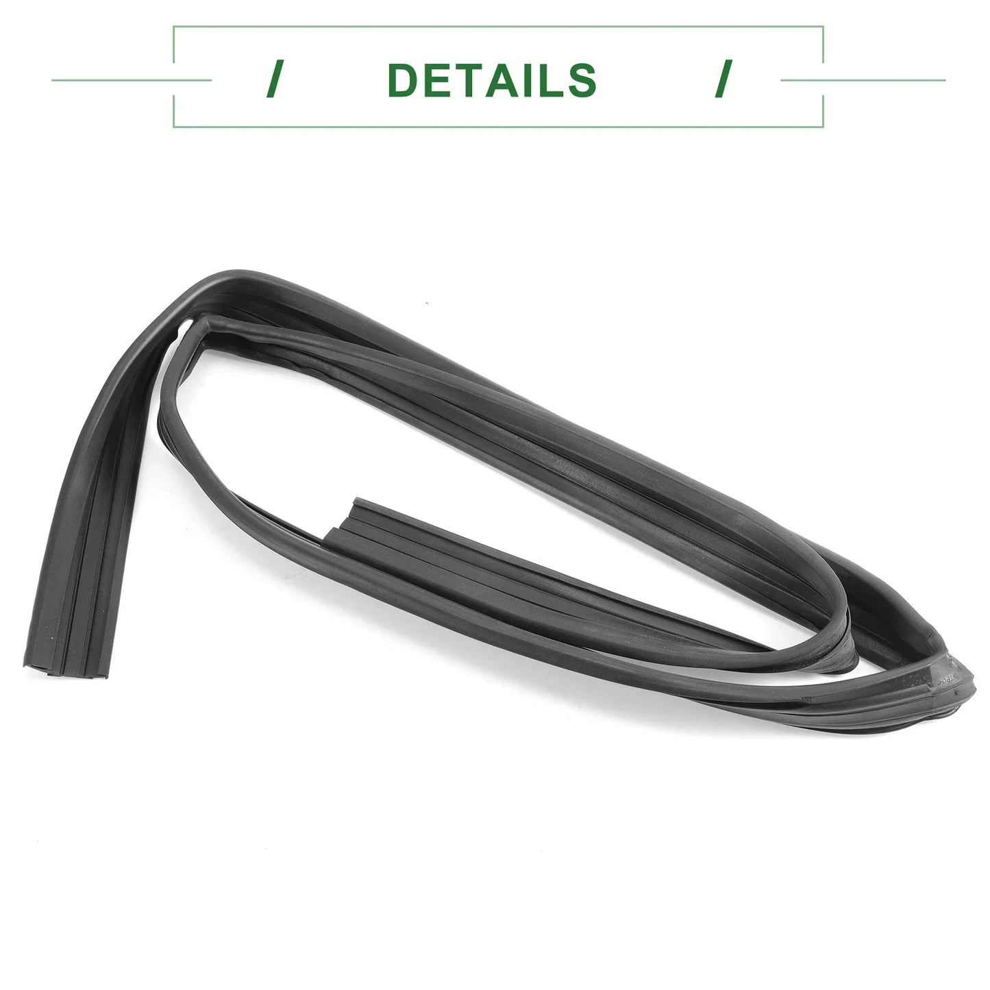 Rear Left Door Window Run Channel Seal Strip for Honda Fit (2007-2019)