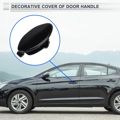Front Left Door Knob Cover for BMW 5-Series G30/G38 (2018-2023) Black