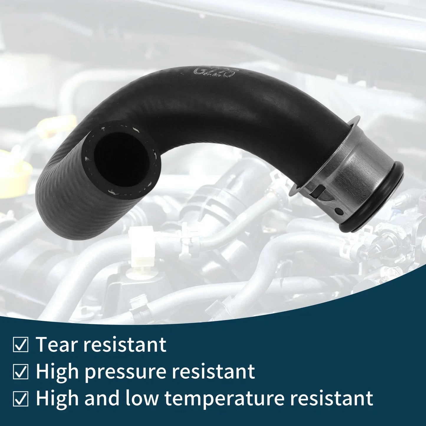 Radiator Hose for Porsche Panamera 2010-2016 Rubber Coolant Pipe