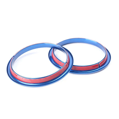 4 x Air Vent Outlet Ring Cover Trim Blue for Audi A3 (2012-2019)