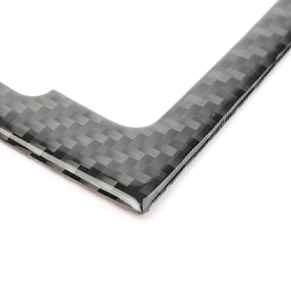 Carbon Fiber Dashboard Console CD Panel Cover Trim for Audi A4 A5 (2008-2015)
