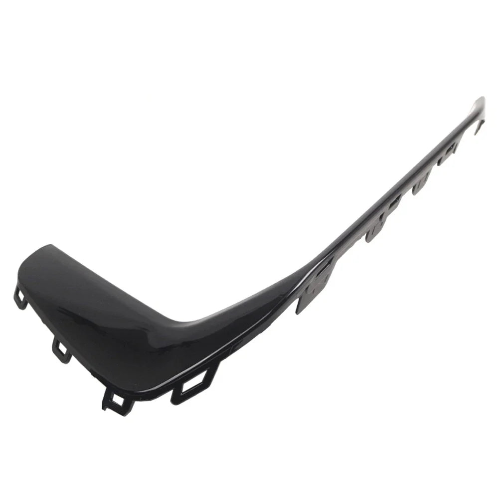 Right Front Bumper Side Molding Trim Glossy Black for Audi A6 C8 S6 (2019-2024)
