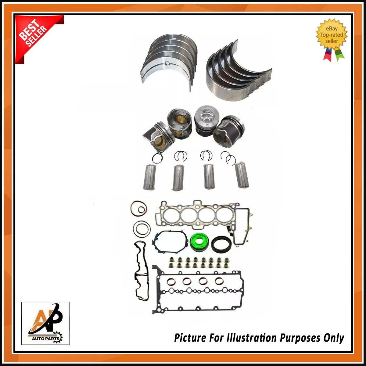 Engine Parts Kit Replacement for Land Rover Jaguar XE XF 2.0 Diesel (204DTD) (2016–2019)