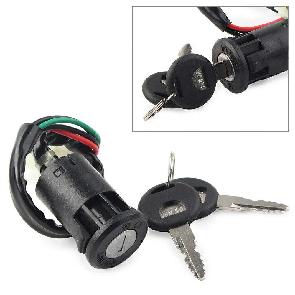 Motorcycle Security Ignition Switch Lock w/2 Keys for Honda CG125