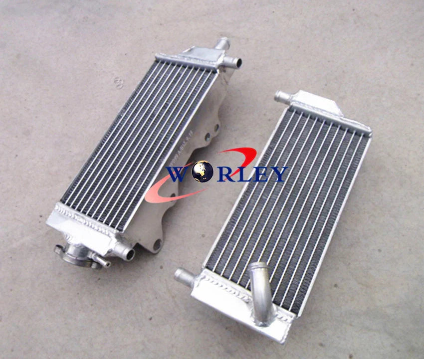 Aluminum Radiator + Blue Hoses for Honda CR250 CR250R (1992-1996)