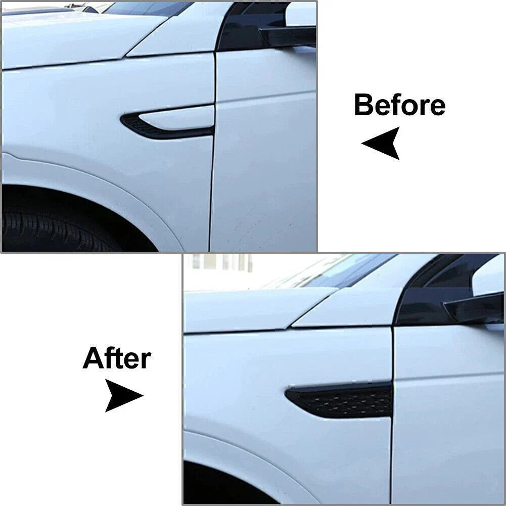 Glossy Black Mesh Fender Side Vent for Land Rover Discovery Sport (2015-2023)