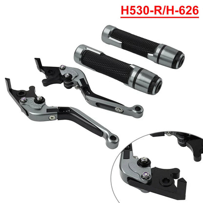 Extendable Brake Clutch Levers & Handlebar Grips for Suzuki GSXS125 (2017-2023)