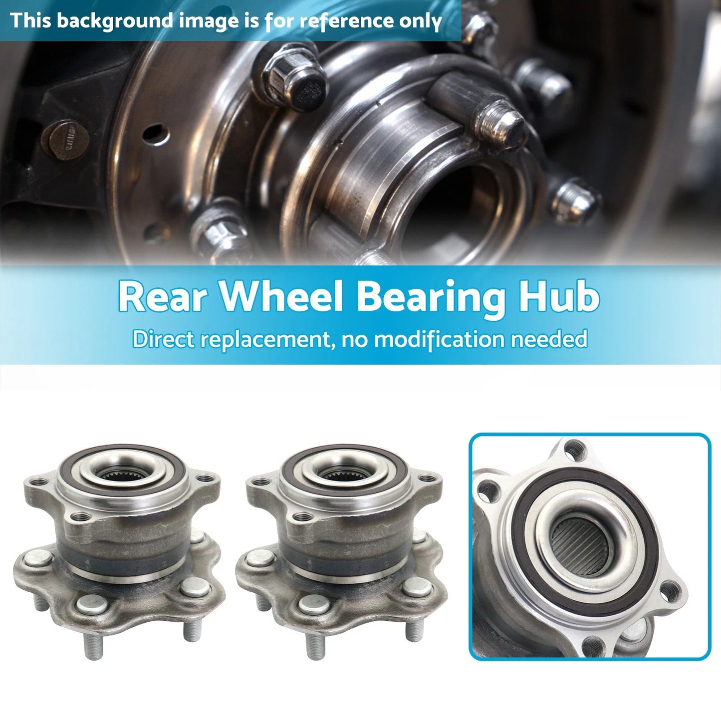 Rear Wheel Bearing Hub for Nissan Presage U31, Teana J31 (2003-2009)