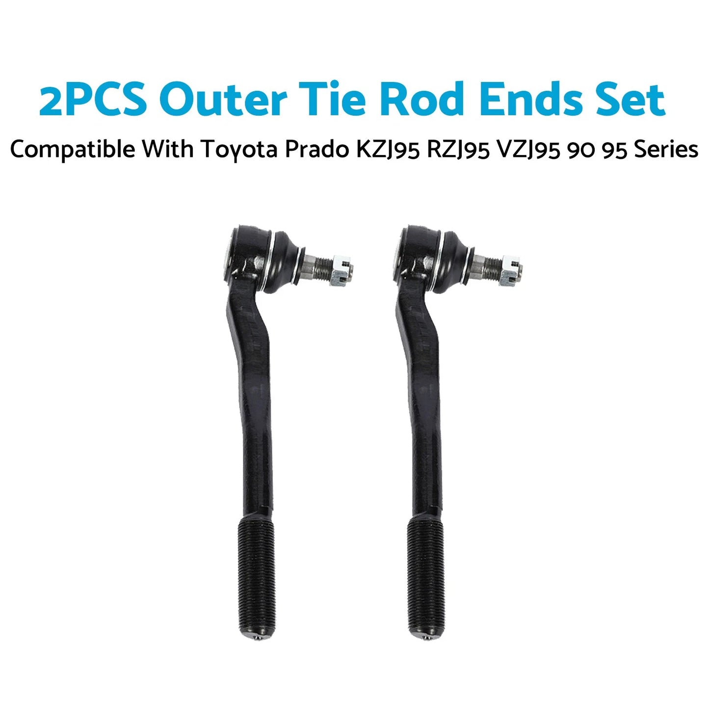 Outer Tie Rod Ends Set for Toyota Prado KZJ95 RZJ95 VZJ95 (1996-2002)