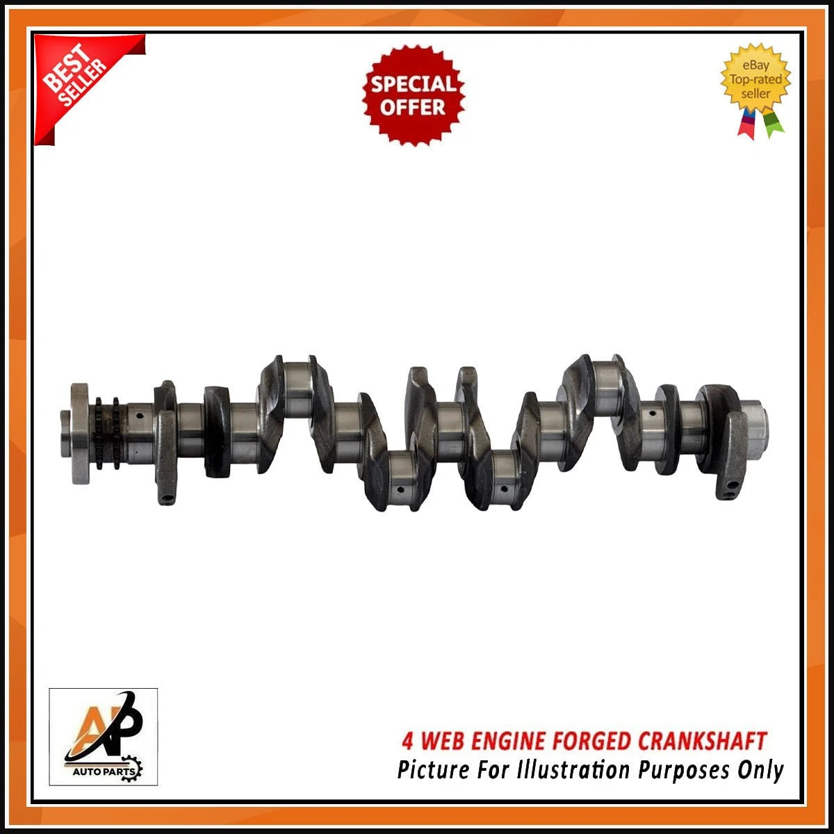 Forged Crankshaft Replacement for BMW N57 3.0L Diesel (2009–2015)