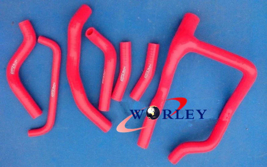 BLACK Silicone Radiator Hose Set for HONDA XRV750 AFRICA TWIN (1990-2003)