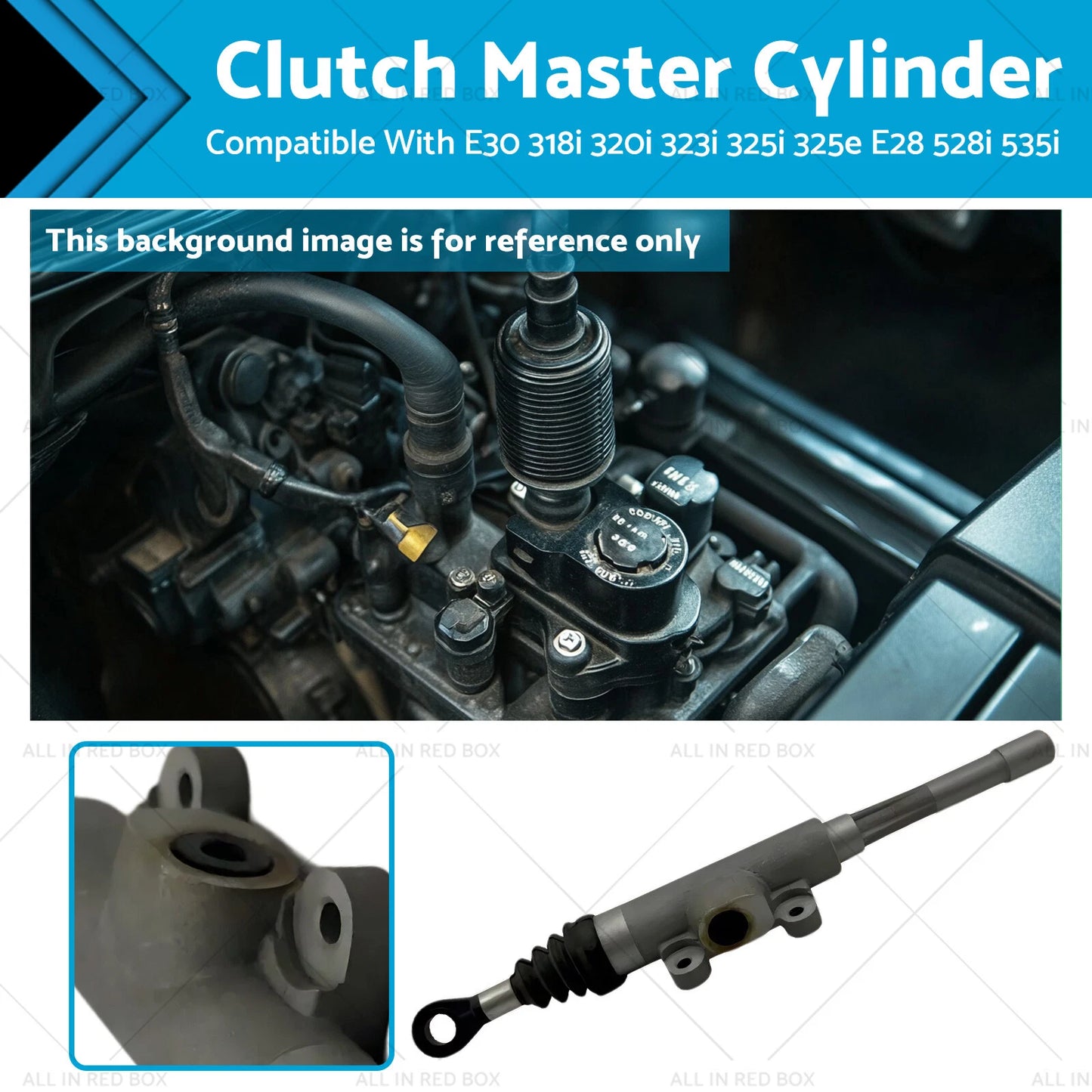 Clutch Master Cylinder for BMW 3 Series E30 323i 325e 325i (1982-1994)