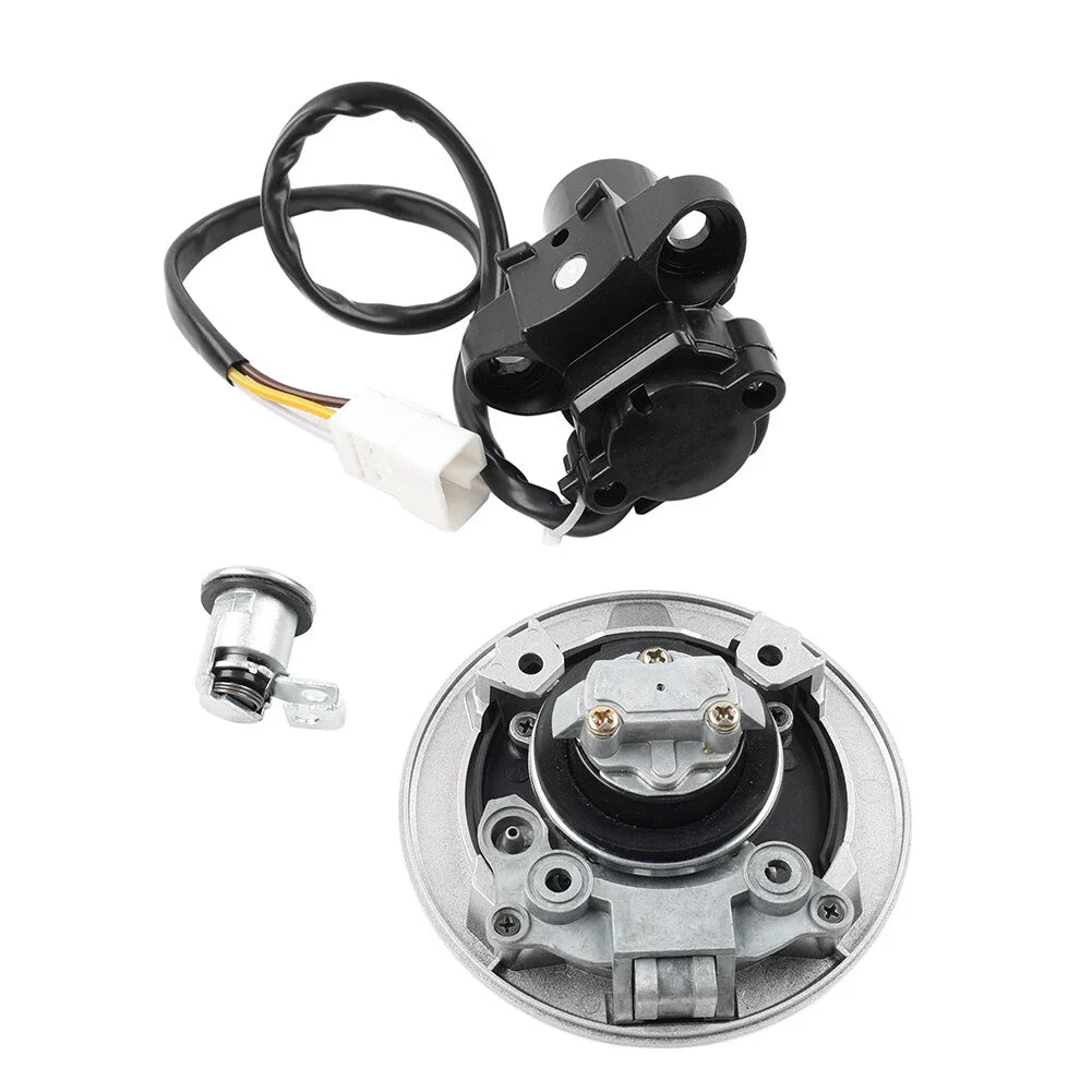 Ignition Switch Lock Fuel Gas Cap Key Set for Kawasaki Z800 Z900 Z900RS (17-23)