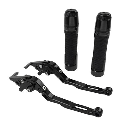 Black Extendable Brake Clutch Levers Grip Set for BMW S1000R S1000RR (2010-2023)