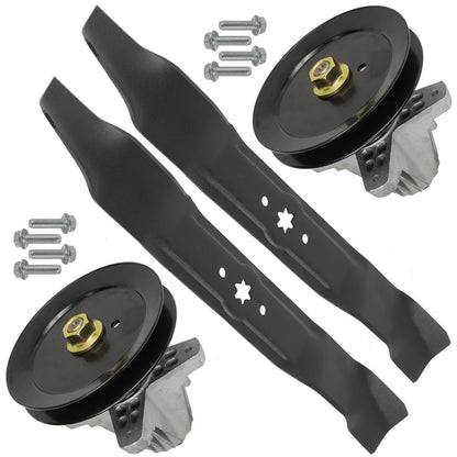 Deck Spindle Blade Kit for Cub Cadet RZT-42 RZT42 (2011–Up) 42 Inch