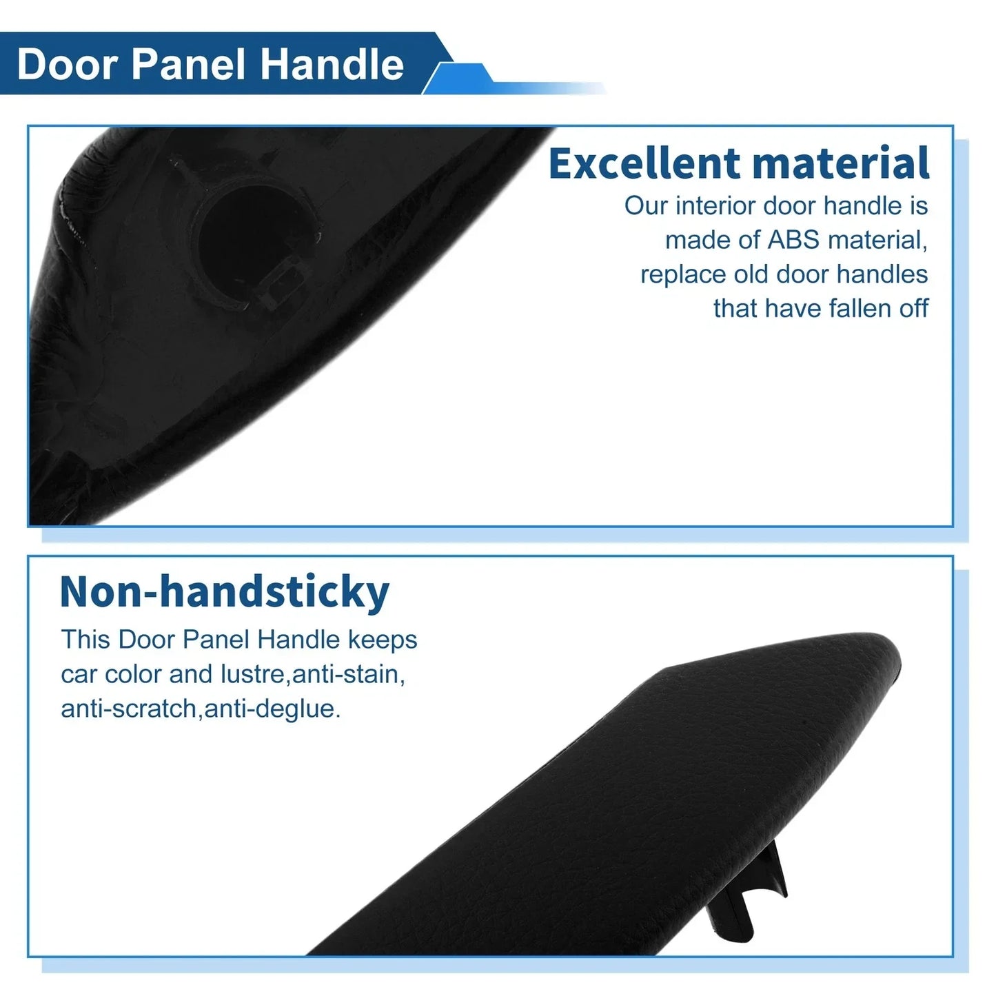 Inner Door Panel Handle for BMW X5 X6 E70 E71 E72 (2007-2013) Black
