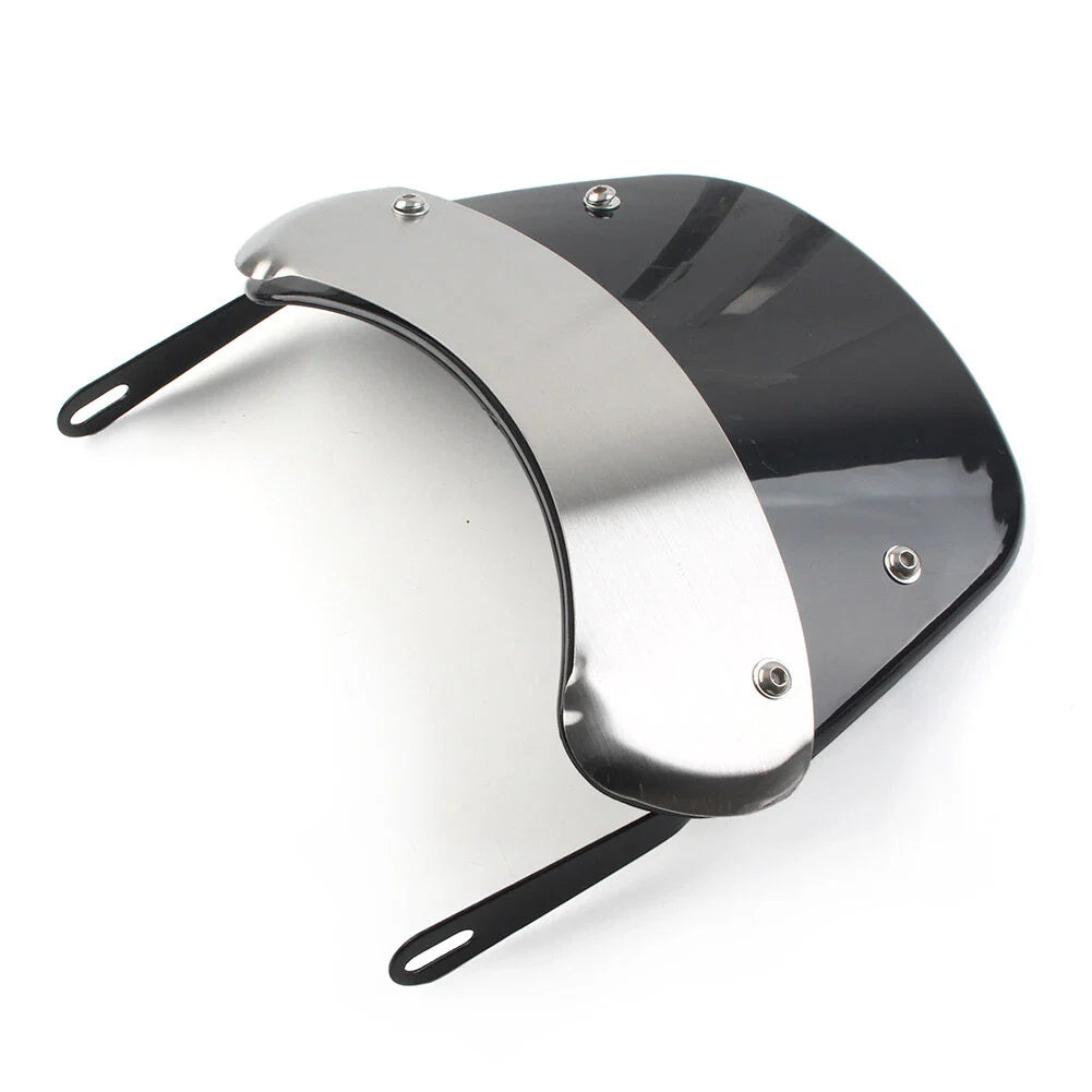 5"-9.45" Motorcycle Headlight Windshield Wind Deflector for Universal Models
