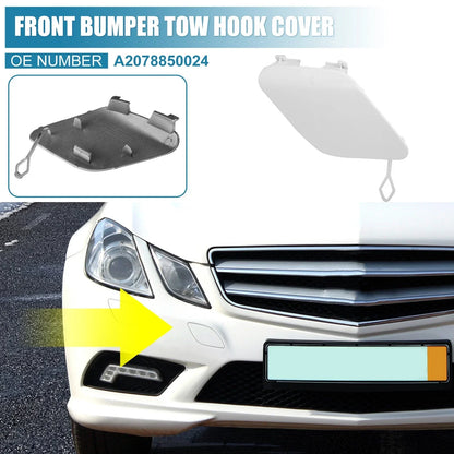 Front Right Bumper Tow Hook Cover for Mercedes-Benz E400 (2014-2016) White