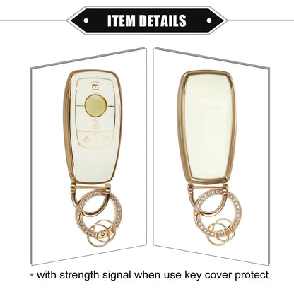 Key Fob Shell Cover Case for Mercedes Benz G-Class (2017-2021) TPU White