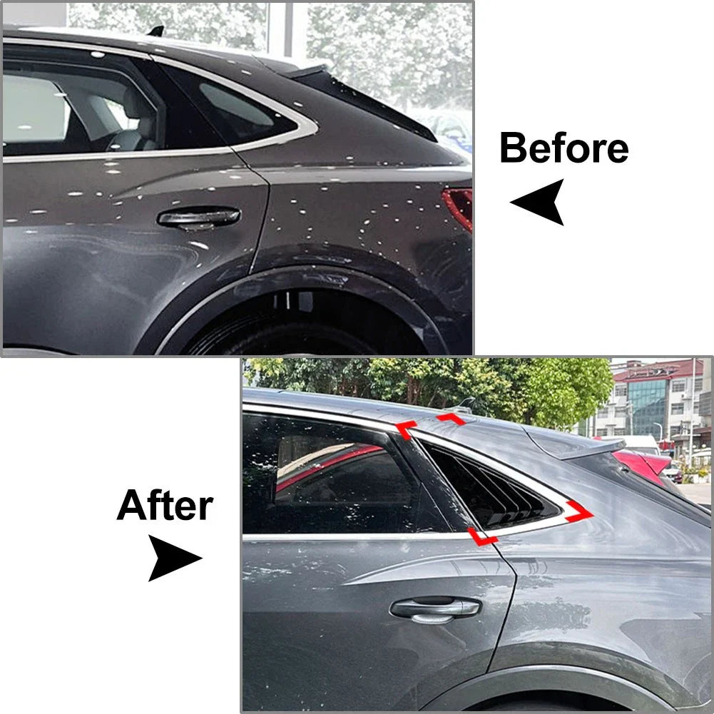 Rear Window Louvers Cover for Audi Q3 F3 Sportback (2019-2024)