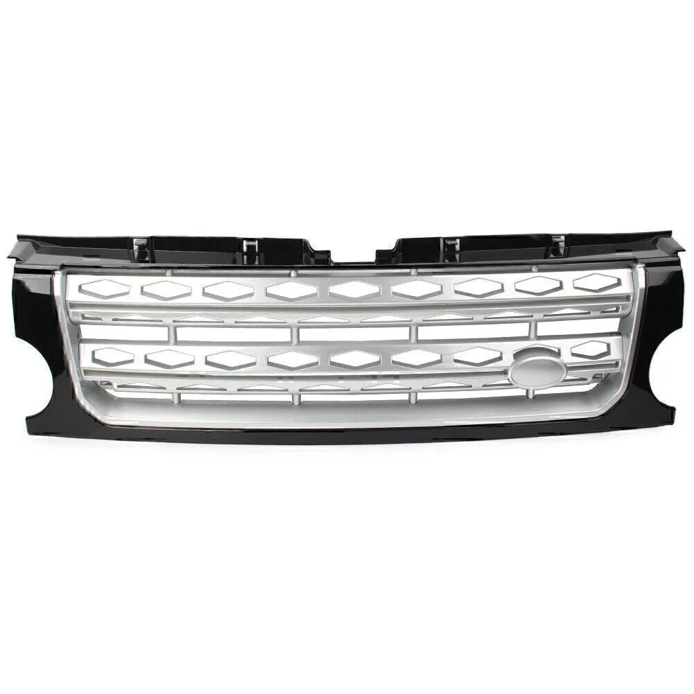 ABS Silver Front Grille Bumper Mesh for Land Rover Discovery LR3 (2005-2009)