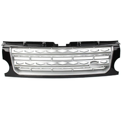 ABS Silver Front Grille Bumper Mesh for Land Rover Discovery LR3 (2005-2009)