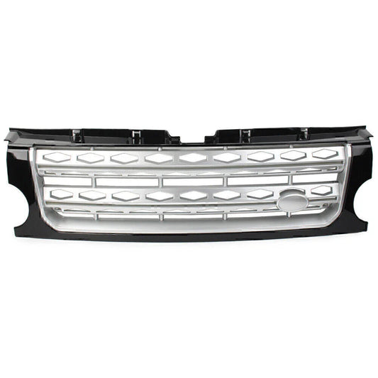ABS Silver Front Grille Bumper Mesh for Land Rover Discovery LR3 (2005-2009)