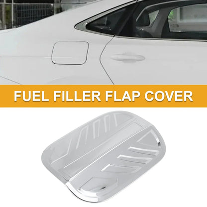 Fuel Tank Door Cap for Hyundai Santa Fe (2019-2025) Chrome Silver Tone
