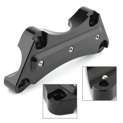 25mm Handlebar Risers for Harley Touring Models (1997-2019) Black