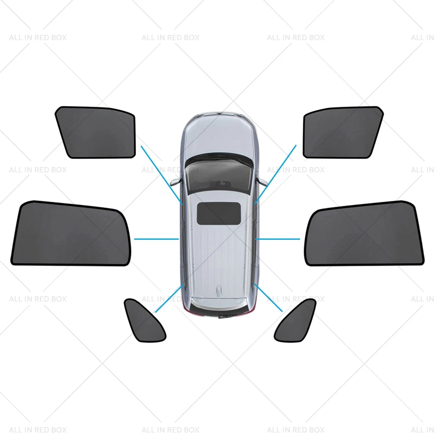 Magnetic Mesh Sun Blind Shades for Mitsubishi ASX (2010-2025)