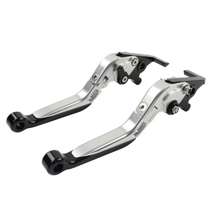 Silver Extendable Brake Clutch Levers for Daytona 675 Street Triple (2006-2018)