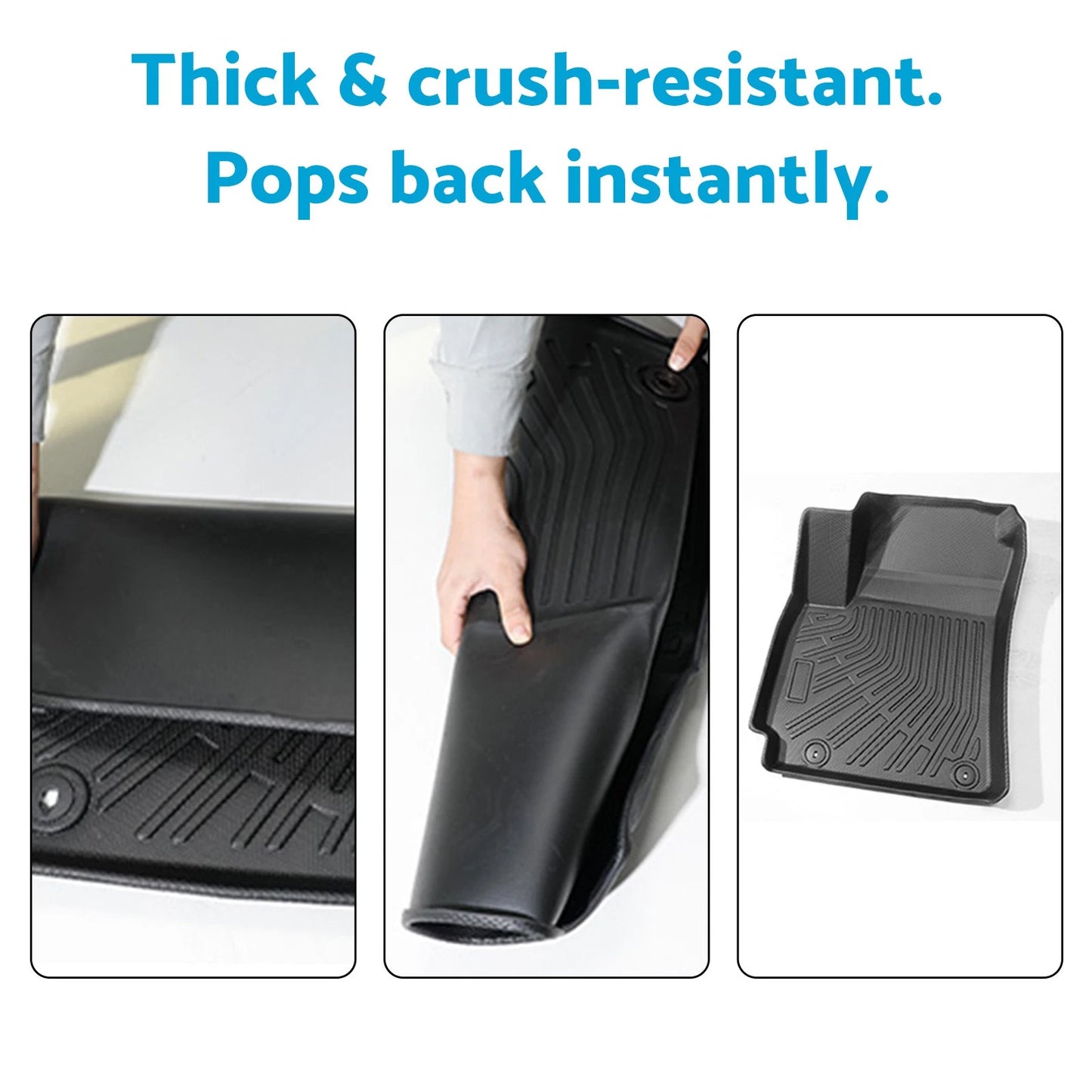 3 Pcs Anti-Slip TPE Floor Mats for Mazda CX-5 (2017 - Present)