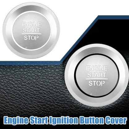 Engine Start Ignition Button Sticker for Honda Accord (2018-2022) Silver Tone