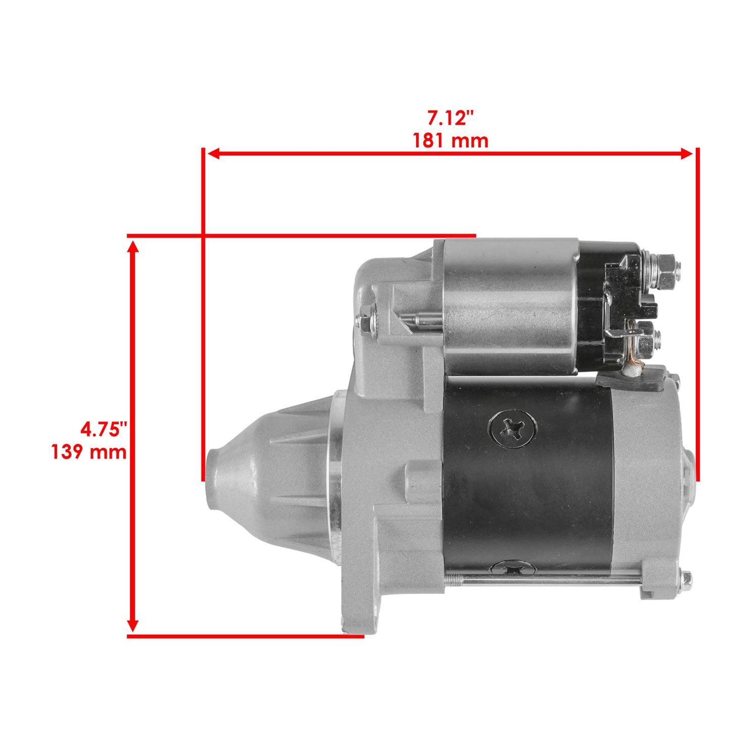 Caltric Starter Replacement for John Deere LX172 LX173 LX176 (2008–2018)