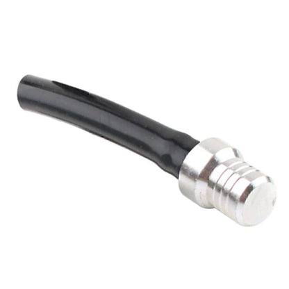 CNC Gas Fuel Tank Cap Valve Vent Hose for ATV Dirt Bike Pit Quad Silver