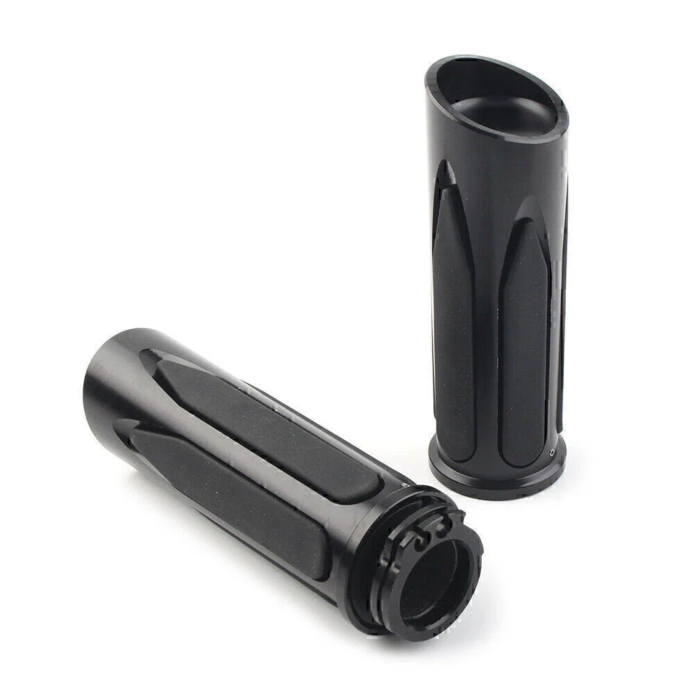 Black Soft Touch Hand Grips for Harley Touring Street Road Glide (2009-2023)