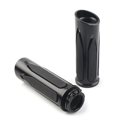 Black Soft Touch Hand Grips for Harley Touring Street Road Glide (2009-2023)