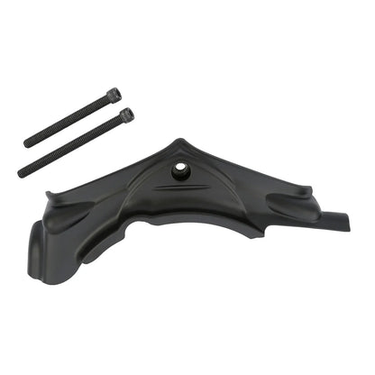 Black Cylinder Base Side Cover for Harley Touring, Dyna (2006-2016)