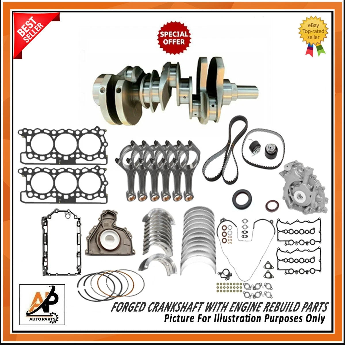 Forged Crankshaft Kit for Land Rover 306DT 3.0 Diesel (2006–2018)